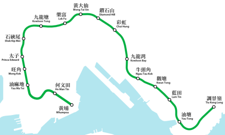 港铁观塘线线路走向