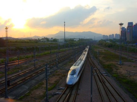 深圳北站铁路线（下行方向）