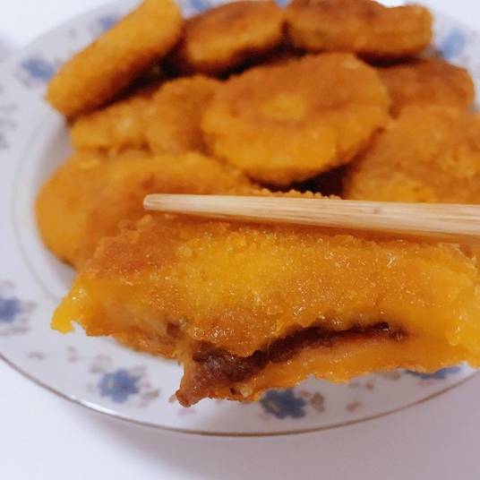 红豆沙南瓜饼