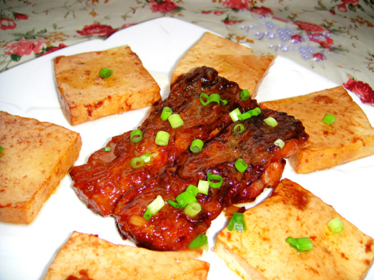 烹香鱼排豆腐