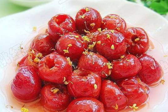 桂花炒红果