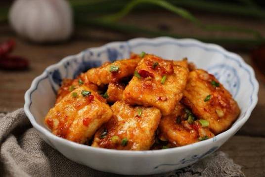 黄酱辣烧豆腐