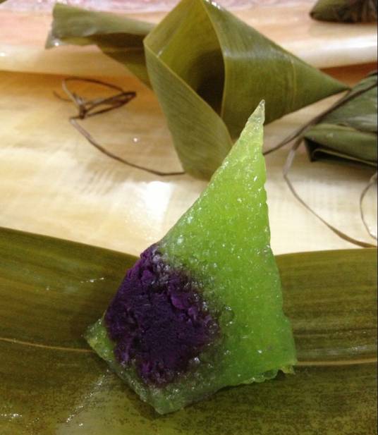 紫薯水晶粽