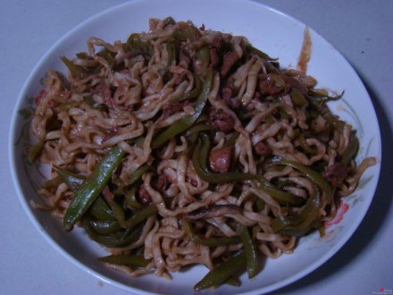 豆角卤面