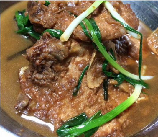 杂酱烧大排