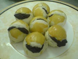 水饺豆沙煎饼