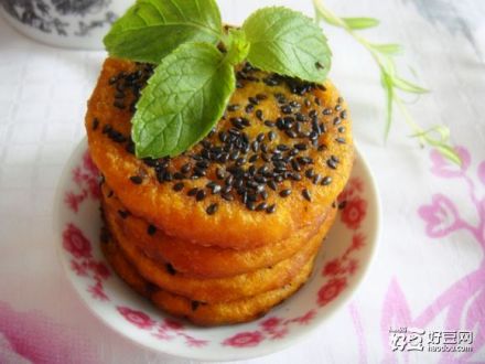 红豆沙南瓜饼 