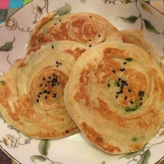 葱香红油煎饼