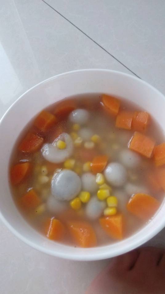椰汁玉米汤圆