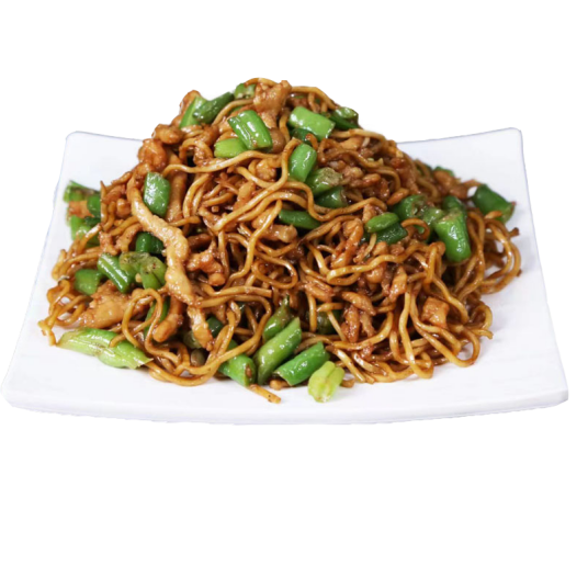 豆角肉丝焖面