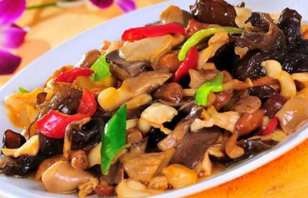 香菇炒肉片
