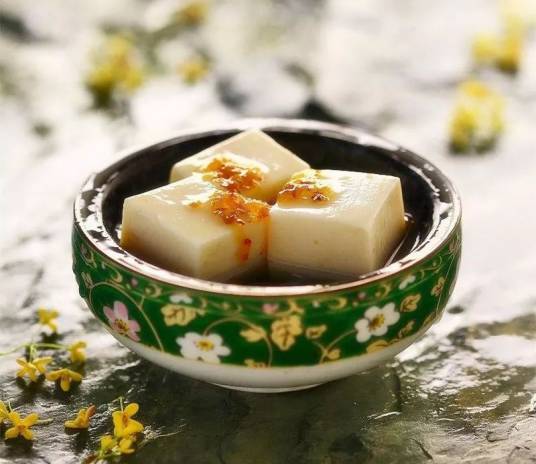 桂花杏仁豆腐
