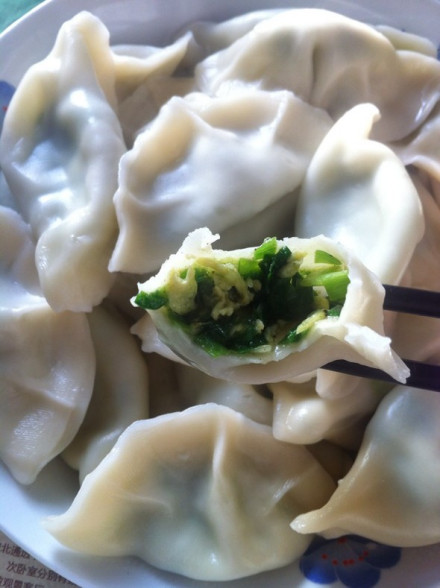 韭菜鸡蛋饺子