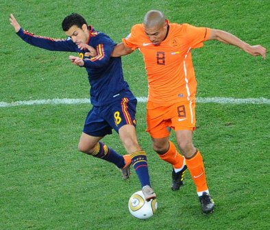 佩德罗（左）2010年世界杯