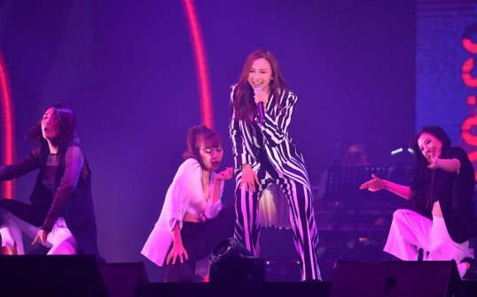 AGA于第1届KKBOX香港风云榜颁奖典礼中表演